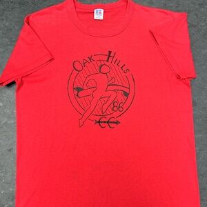 Russell Athletic vintage 1986 Oak Hills Marathon t-shirt L Made in USA